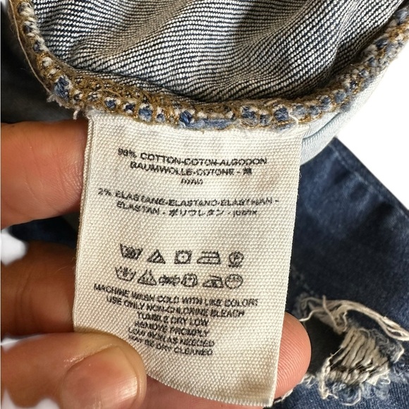 Free People womens raw hem skinny jean - Picture 4 of 8